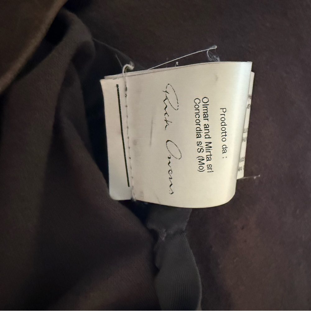 Rick Owens Leather Women's Biker Jacket - Picture 6 of 6